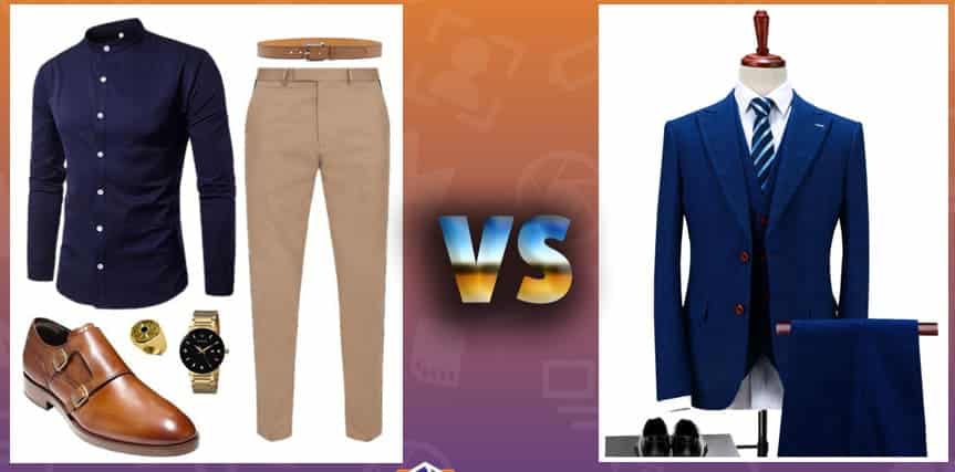 classic vs casual for men wear