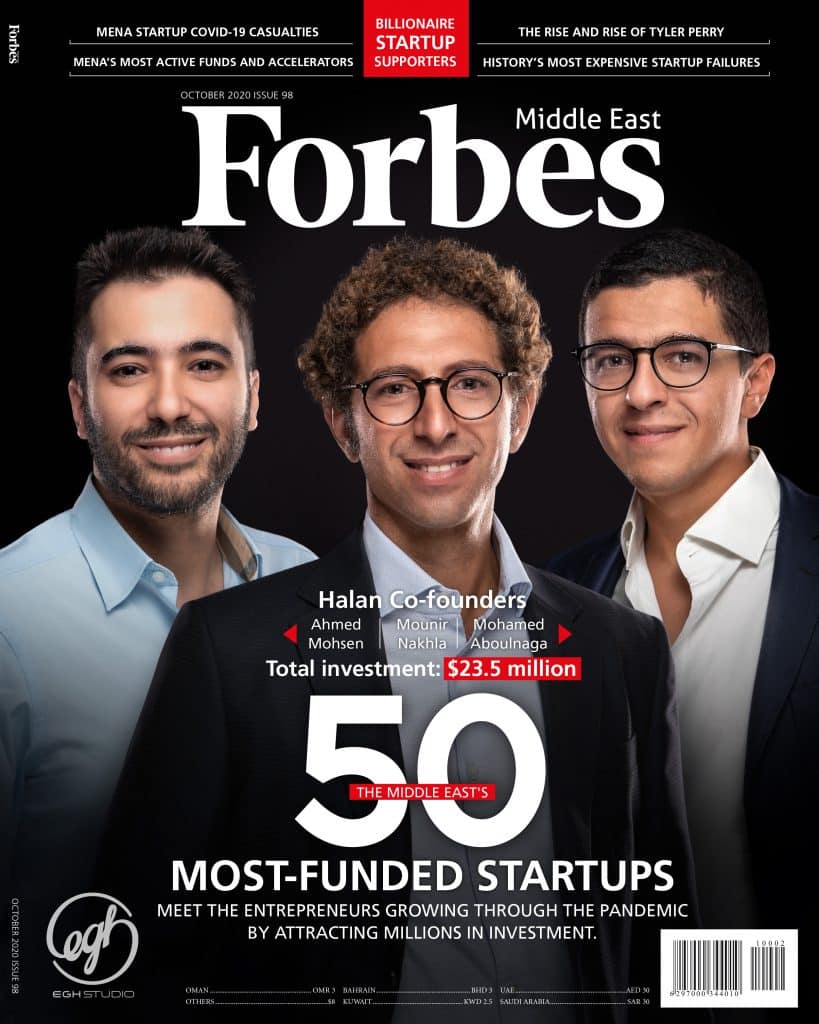 Mohamed Aboulnaga Nagaty photo in Forbes magazine at EGH Studio