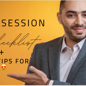 Photo Session Free Checklist - Preparation By EGH Studio